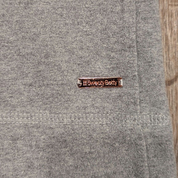 Sweaty Betty Fleece Luxe Invigorate Hoodie Size Medium Gray - Picture 2 of 6